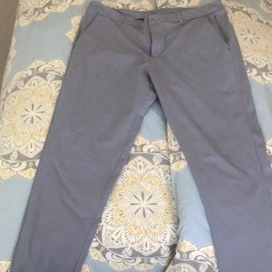 Gray Lululemon commission pants 38x34
